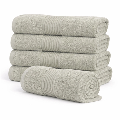 Organic towel - 100% GOTS-certified cotton - Guest towel 40x60 cm - Green