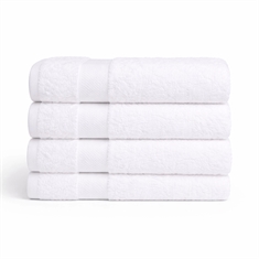 Egyptian cotton towel - 100% Egyptian cotton - Orchid - White