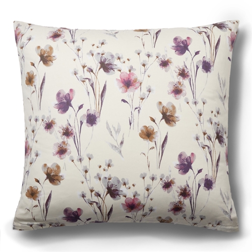 Pillowcase 60x63 cm - 100% Soft cotton satin - Summer Flower - By Night