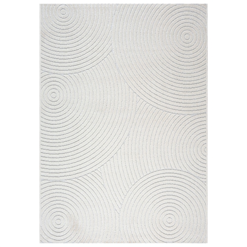 Rug - 140x200 cm - Woven - Cream-colored with pattern - Tenerife - Nordstrand Home