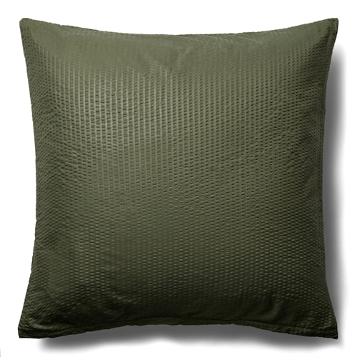 Seersucker pillowcase 60x63 cm - Pillowcase in microfiber - Green crepe pillowcase from Danish IN Style
