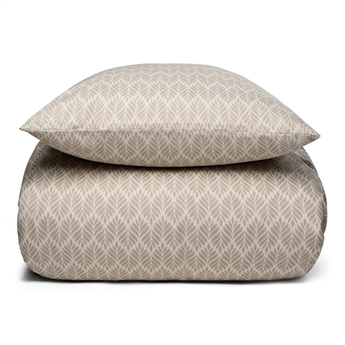 Bedding 140x220 cm - Patterned sand-colored bed set - Microfiber bed linen - IN Style bed linen