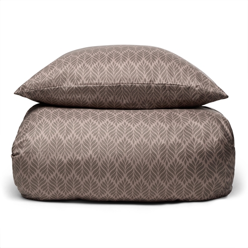 Bedding 140x220 cm - Patterned brown bed set - Microfiber bed linen - IN Style bed linen