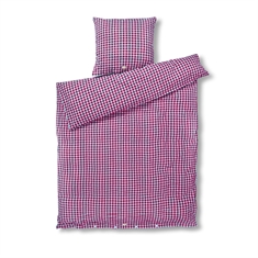 JUNA bedding - 100% organic cotton - Seersucker bedding fuchia