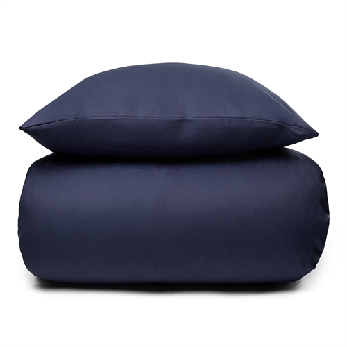Bedding 140x220 cm - Solid dark blue bed set - Microfiber bed linen - IN Style bed linen
