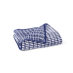 JUNA bamboo towel - Bamboo/cotton - Nuance Blue/white