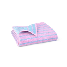 JUNA bamboo towel - Bamboo/cotton - Nuance Blue/Pink