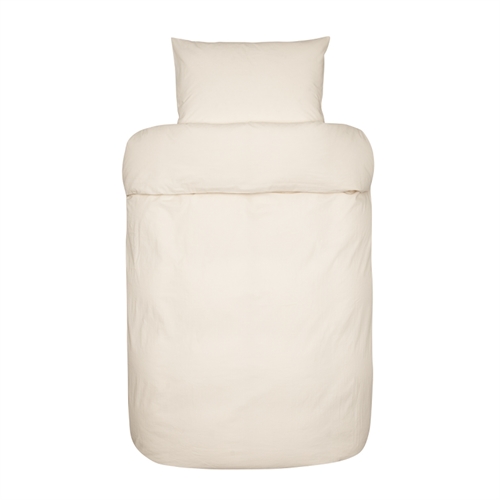 Crepe Bedding 200x220 cm - Lyra Beige - Bedding in 100% organic cotton - Høie double duvet cover