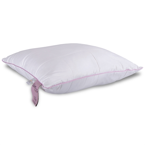 Silk pillow with perfect support - 100% Soft bamboo bolster - 50x60 cm - 3 chamber pillow - Nature By Borg pillow
