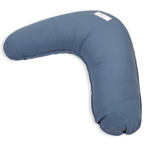 Nursing Pillow - Müsli - 75x35 cm - Kapok - Indigo - Solid Blue