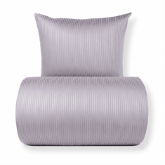 Bedding - Egyptian cotton - Lavender jacquard-woven stripes