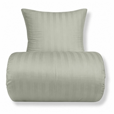 Bamboo bedding - 100% bamboo - Dusty green jacquard-woven stripes