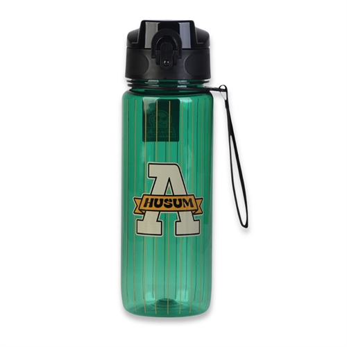 Alexander Husum drinking bottle - Flip-top water bottle - Green