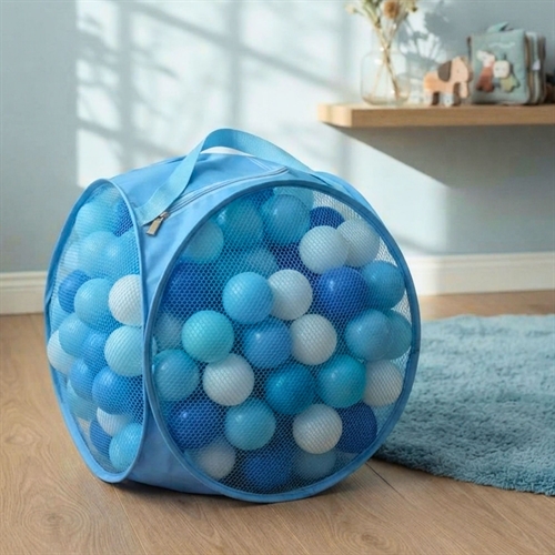 Plastic balls for ball pit - 100 pcs. - Blue mix