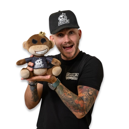 First Grade Monkey plush - Squish Heads - 20 cm