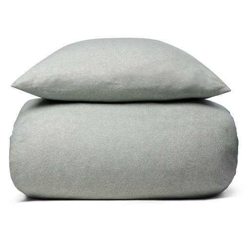 Flannel kingsize bedding 240x220 cm - Soft solid color bed set - 100% cotton flannel - By Night bed linen