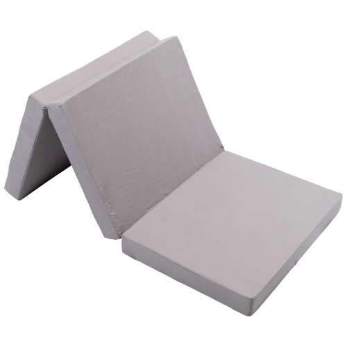 Folding Mattress - Junior - Popular for the Little Ones - 7 cm Comfort Foam - Nordstrand Home Light Gray Foam Mattress