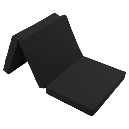 Folding Mattress - Single - Popular as Guest Mattress - 8 cm Comfort Foam - Nordstrand Home Black Foam Mattress