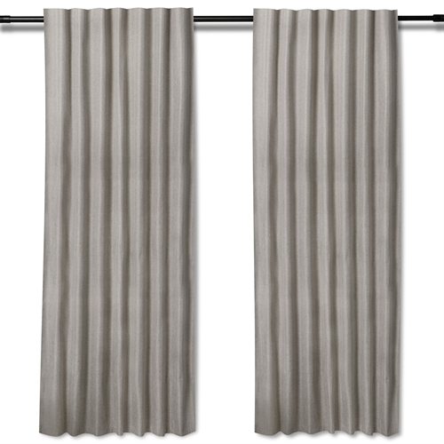 Curtain - 1 pc. ready-made curtain 140x175 cm - Sand-colored - Thick curtain / light-dimming curtain - Nordstrand Home curtain lengths with pleat tape