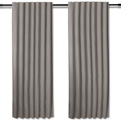 Blackout Curtain - 1 pc. ready-made curtain 140x175 cm - Sand-colored - Nordstrand Home blackout curtain lengths with pleat tape