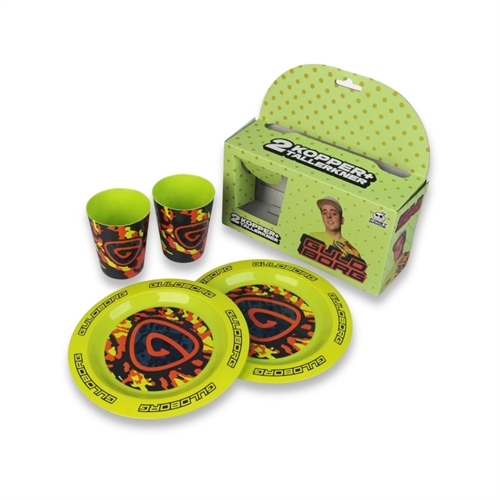 Guldborg Cup & Plate Set - Children\'s tableware with two plates and two cups
