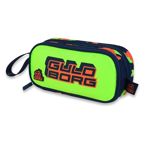 Guldborg pencil case with 2 compartments - Green