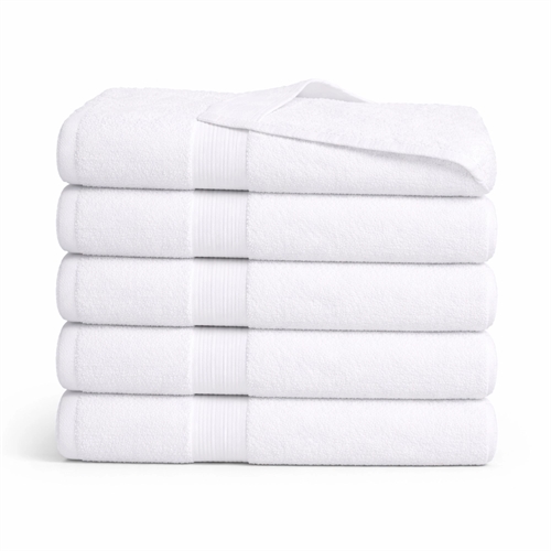 Bamboo towel - Bath sheet 100x150 cm - Bamboo/cotton - White