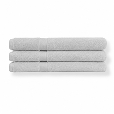 Organic towel - 100% GOTS-certified cotton - Light gray