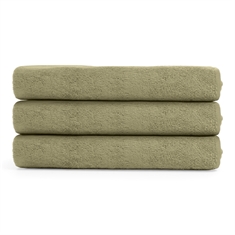 Bamboo towel - Bamboo/cotton - Olive green