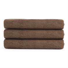 Bamboo towel - Bamboo/cotton - Brown