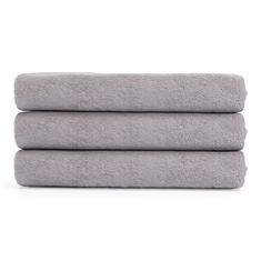 Bamboo towel - Bamboo/cotton - Light gray
