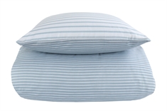 Striped bedding - Narrow lines blue - Reversible bedding set - 100% cotton satin - By Night bedding