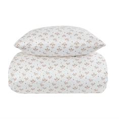Bedding - Summer white - Floral bedding set - 100% Cotton satin bedding - By Night