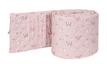 Cot bumper - Light pink - Butterflies - Perfect for the cot - Nordstrand Home