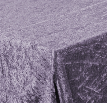 Velour tablecloth - Lavender - 3 metres - Crushed velour - Pack of 3 metres