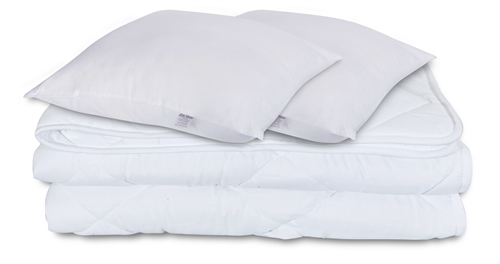 Duvet and pillow set - All-season duvet 200x220 cm + 2 pillows 60x63 cm - Fibre duvet - Zen Sleep hypoallergenic duvet and pillow