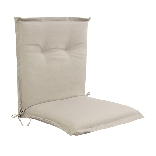 Luxury garden cushion for position chair - 7 cm thickness - Beige cushion with luxurious comfort - Nordstrand Home