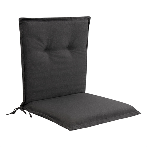 Luxury garden cushion for reclining chair - 7 cm Anthracite cushion with luxury comfort - Nordstrand Home