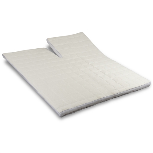 Mattress topper with U-split - 160x210 cm, 5 cm height - Advance Memory foam - Zen Sleep - Ergonomic mattress topper