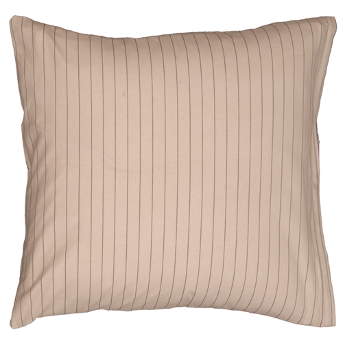 Pillowcase 100% cotton - 60x63 cm - Sand striped pillowcase  - Nordstrand Home duvet cover