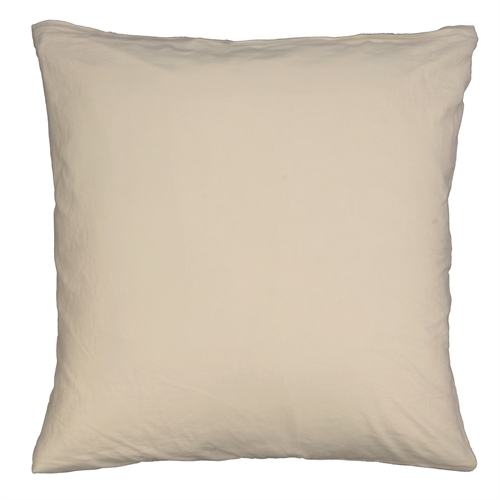 Pillowcase 60x63 cm - 100% Enzyme-Washed Cotton - Firm Brown - Nordstrand Home