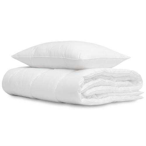 Duvet and pillow set - Allergy-friendly all-season fiber duvet and pillow - Komplett from Høie Of Scandinavia