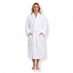 Morning robe - Soft fleece - White