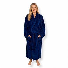 Dressing gown - Soft fleece - Blue