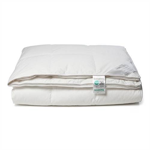 Luxury Duvet 150x210 cm - 100% Cotton Satin Musk Duvet - All-season Duvet - Nordstrand Home Musk Down Duvet