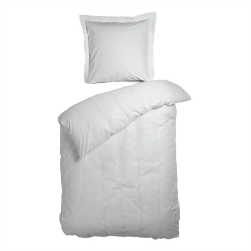 Bedding double duvet 200x220 cm - Opal white bedding  - 100% Cotton satin - Night & Day double duvet cover