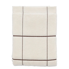 Organic towel - 100% organic cotton - Towel - Södahl Vista - White checked