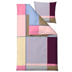Bedding - 100% cotton satin - Södahl Colour Block - Purple