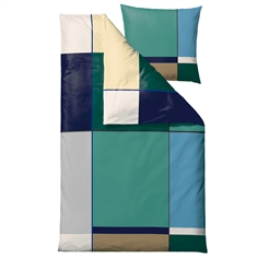 Bedding - 100% cotton satin - Södahl Colour Block - Green