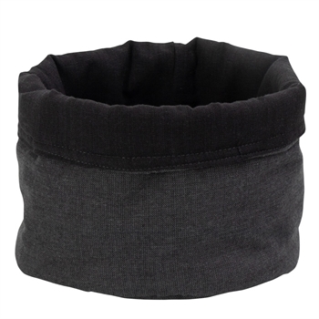 Bread bag - Ø20 cm - Black - Elegant and practical bread bag in 100% cotton - Nordstrand Home